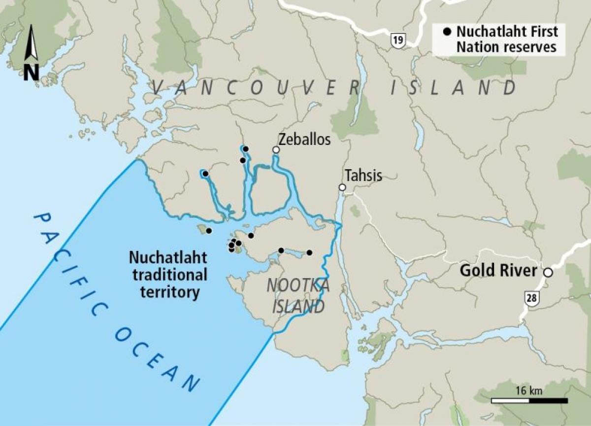 Peta pulau vancouver pertama bangsa