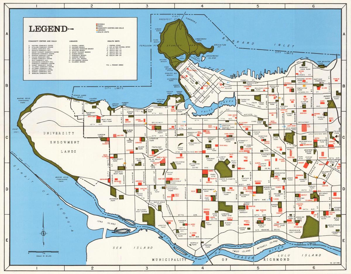 Peta dari vancouver community