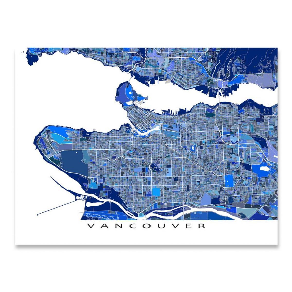 Peta dari vancouver art