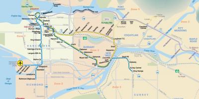 Peta dari metro vancouver daerah