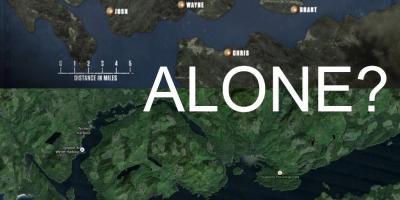 Peta pulau vancouver sendirian