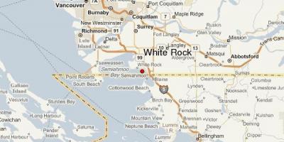 Peta dari white rock vancouver